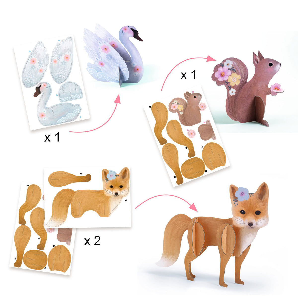 יצירה - ערכה גדולה יער קסום