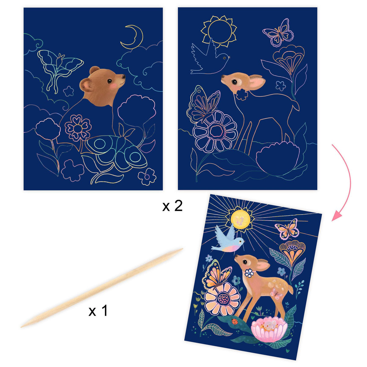 יצירה - ערכה גדולה יער קסום