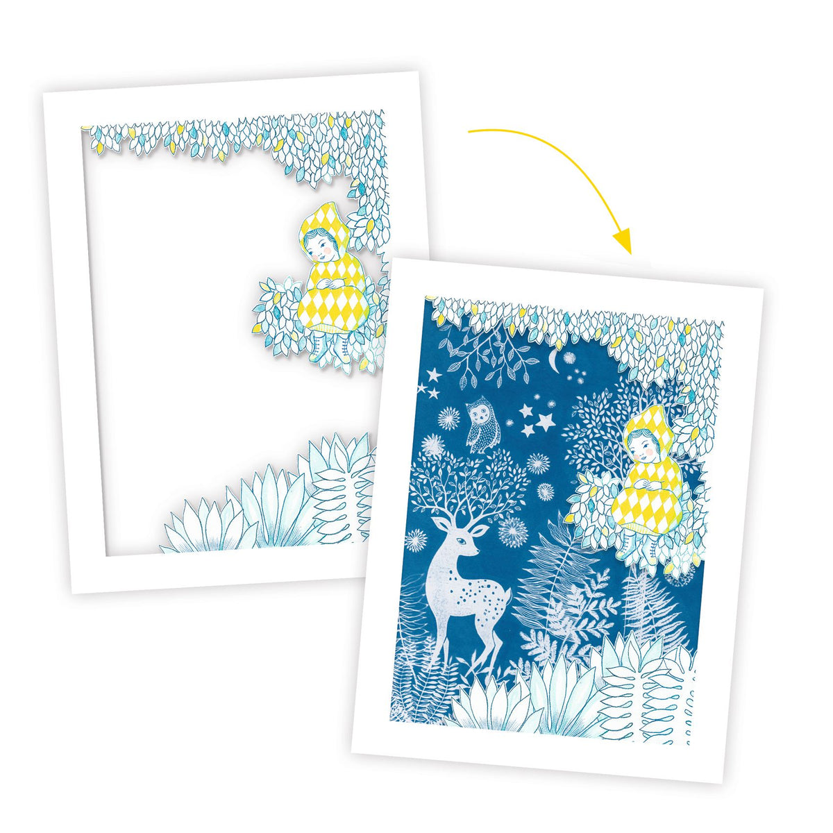 יצירה - פיתוח תמונות אור הירח