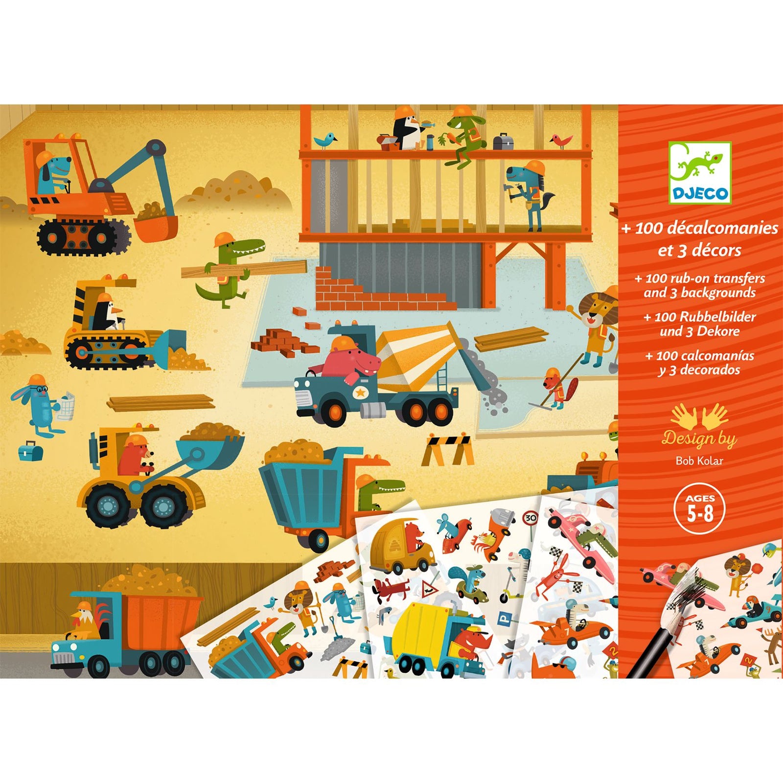 יצירה הדבקה עם עפרון , אספלט