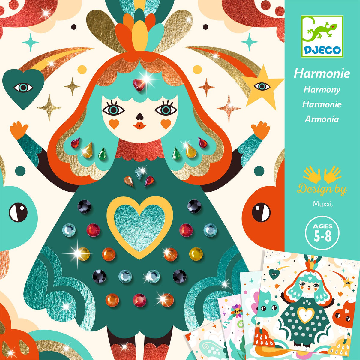 יצירה - הדבקה פויל ונצנצים הרמוניה