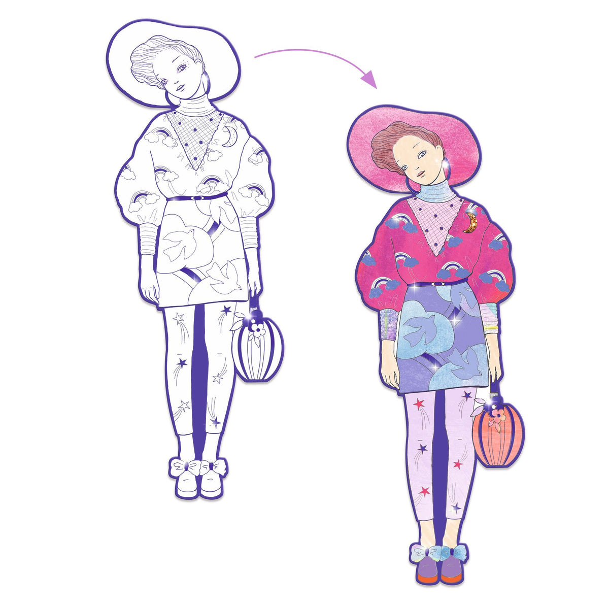 יצירה - דמויות צביעה  זאהו וחברים Default Title