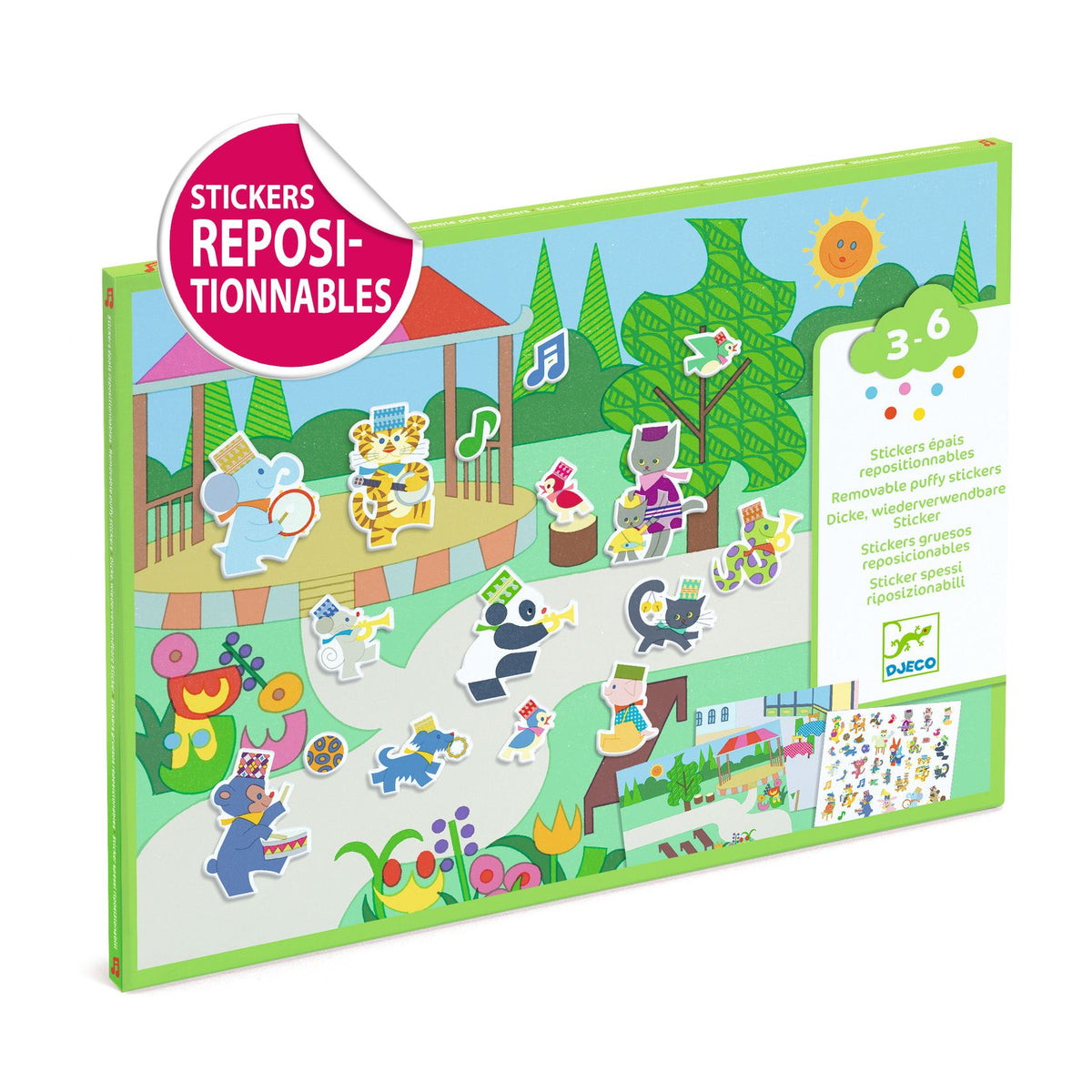 יצירה - הדבקה פאפי רב פעמי גן שעשועים