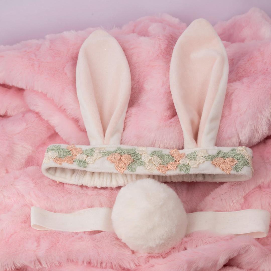 תחפושת - ארנבת ( אוזניים וזנבנב)