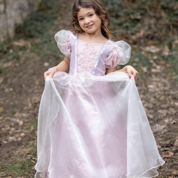 תחפושת 3/4 - שמלת נסיכה מהודרת פלטיניום