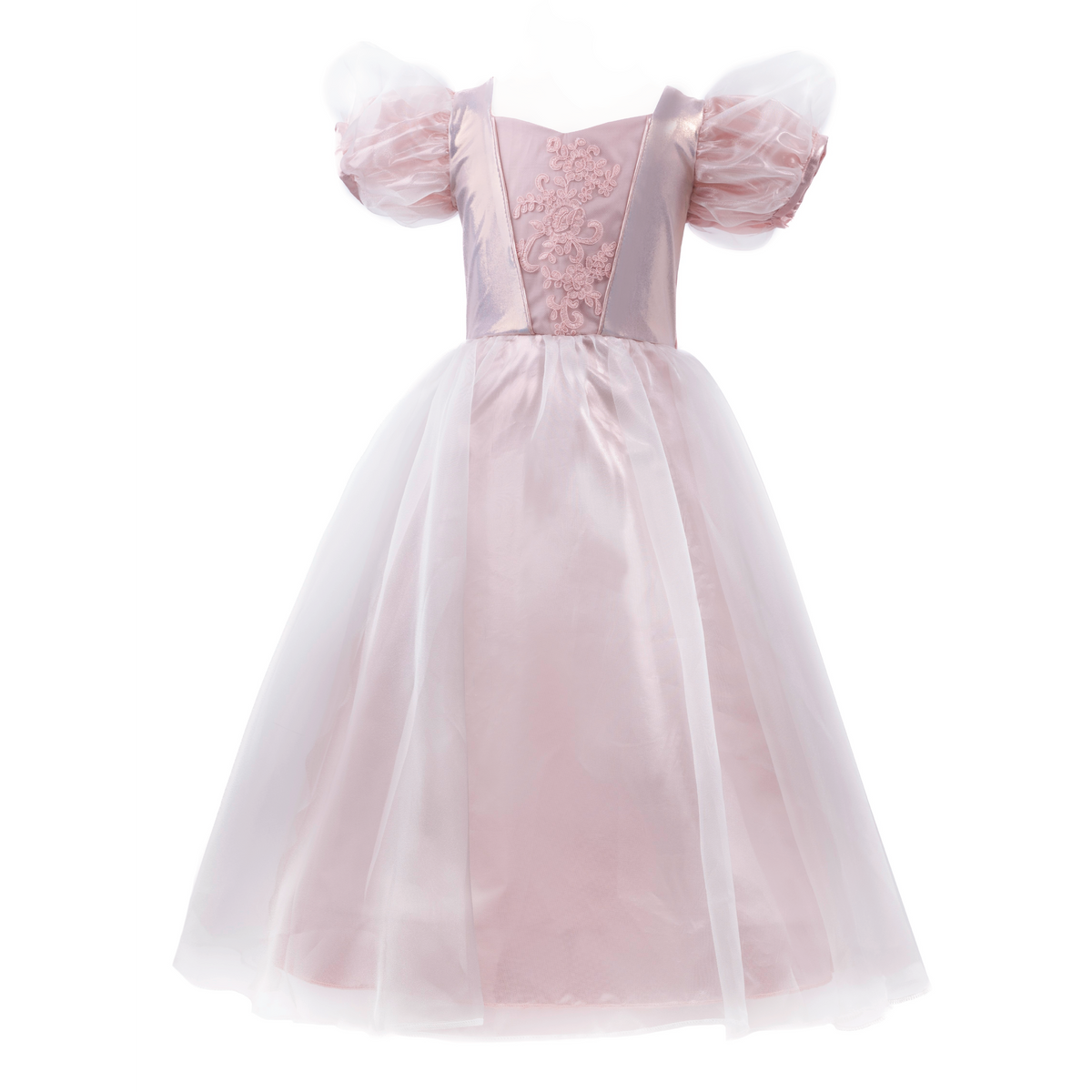 תחפושת 3/4 - שמלת נסיכה מהודרת פלטיניום