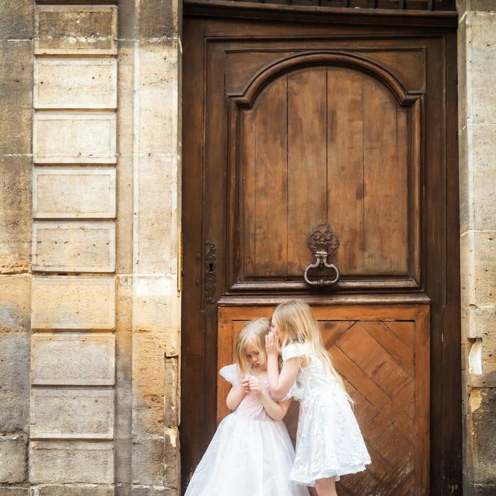 תחפושת 5/6 - שמלת נסיכה מהודרת פלטיניום