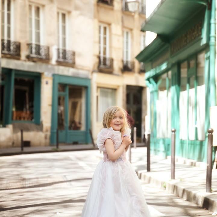 תחפושת 5/6 - שמלת נסיכה מהודרת פלטיניום