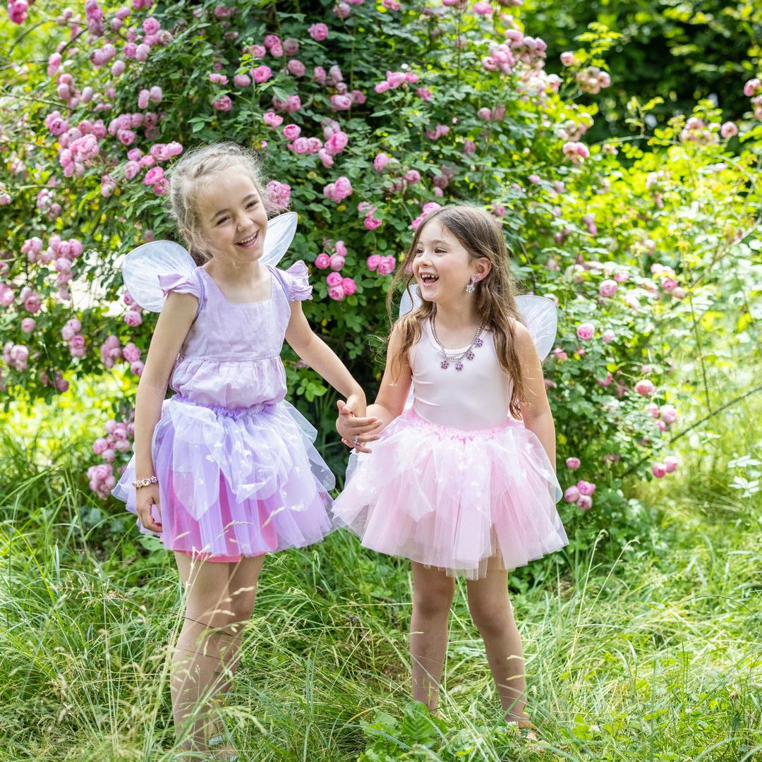 תחפושת 4/6 - פרפר מרפרף  ורוד( חצאית וכנפיים)