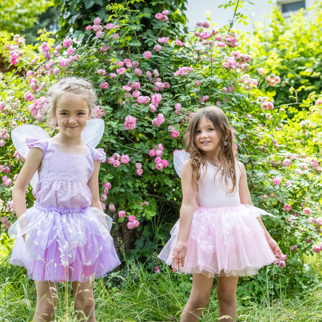 תחפושת 4/6 - פרפר מרפרף  ורוד( חצאית וכנפיים)