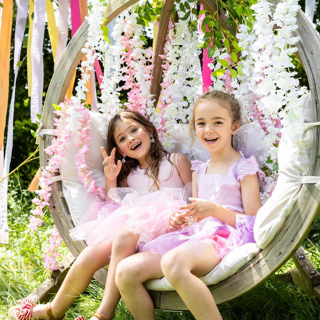 תחפושת 4/6 - פרפר מרפרף  ורוד( חצאית וכנפיים)