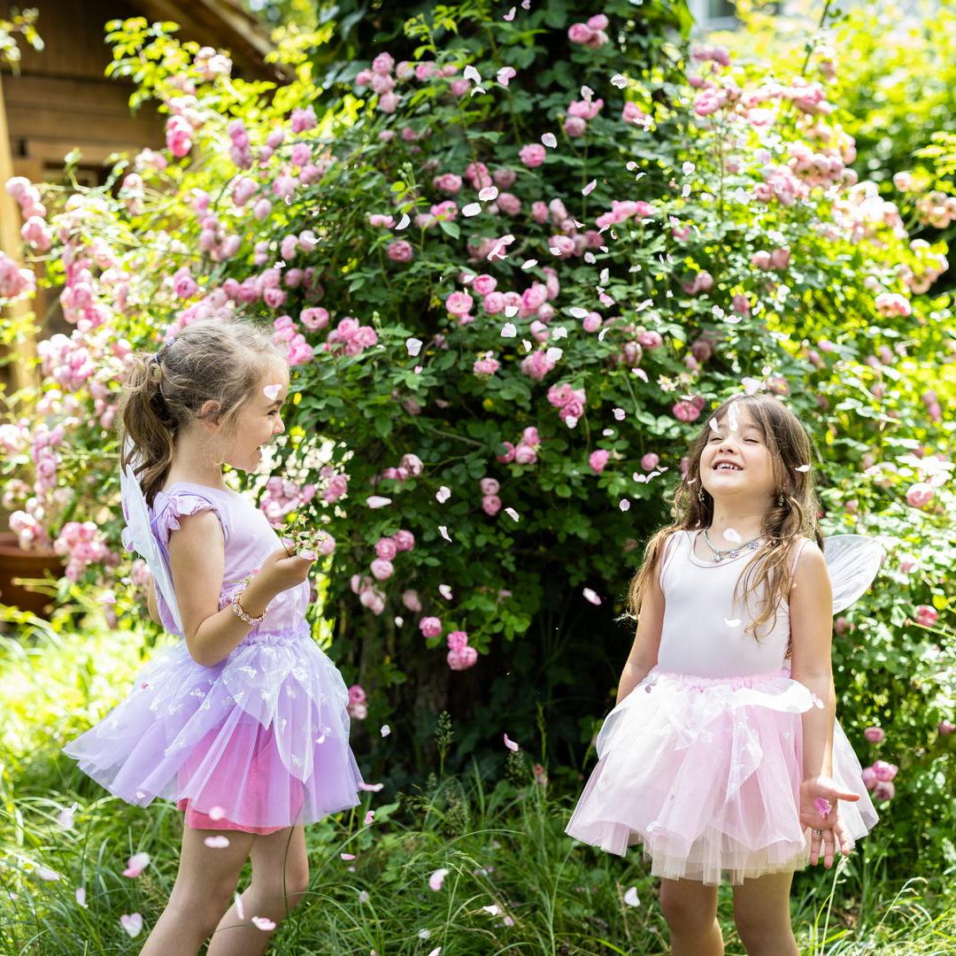 תחפושת 4/6 - פרפר מרפרף  ורוד( חצאית וכנפיים)