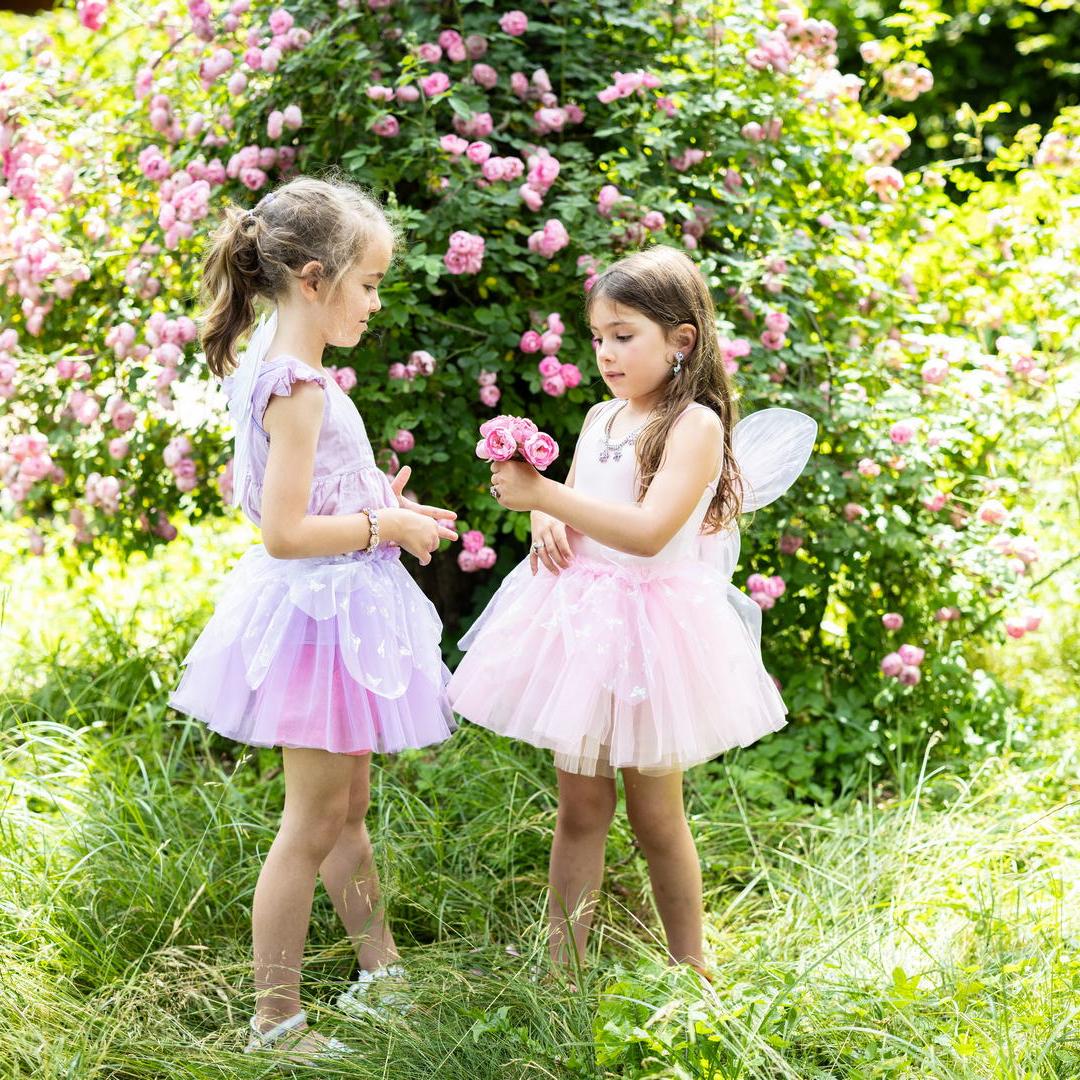 תחפושת 4/6 - פרפר מרפרף  ורוד( חצאית וכנפיים)