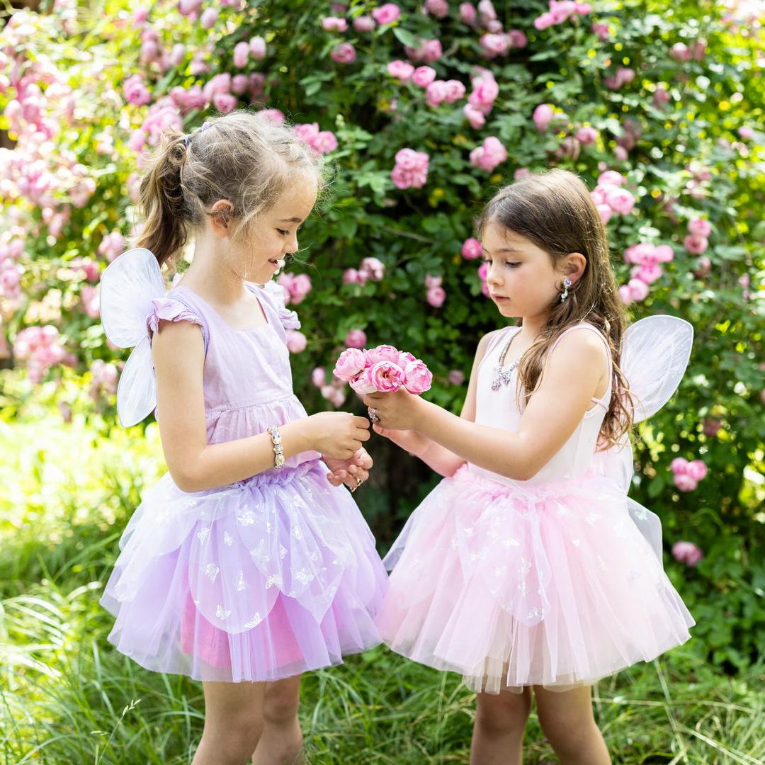 תחפושת 4/6 - פרפר מרפרף  ורוד( חצאית וכנפיים)