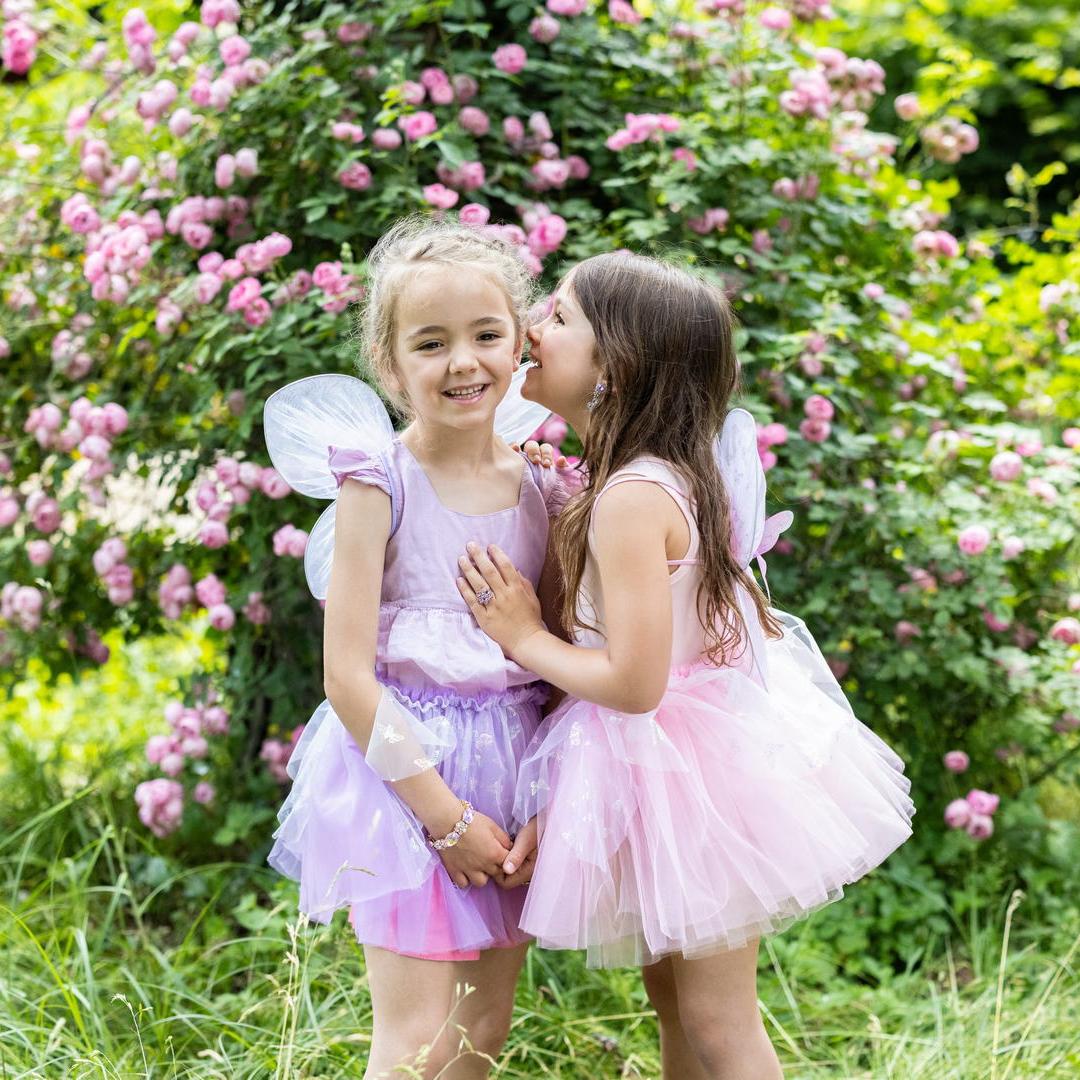 תחפושת 4/6 - פרפר מרפרף  ורוד( חצאית וכנפיים)