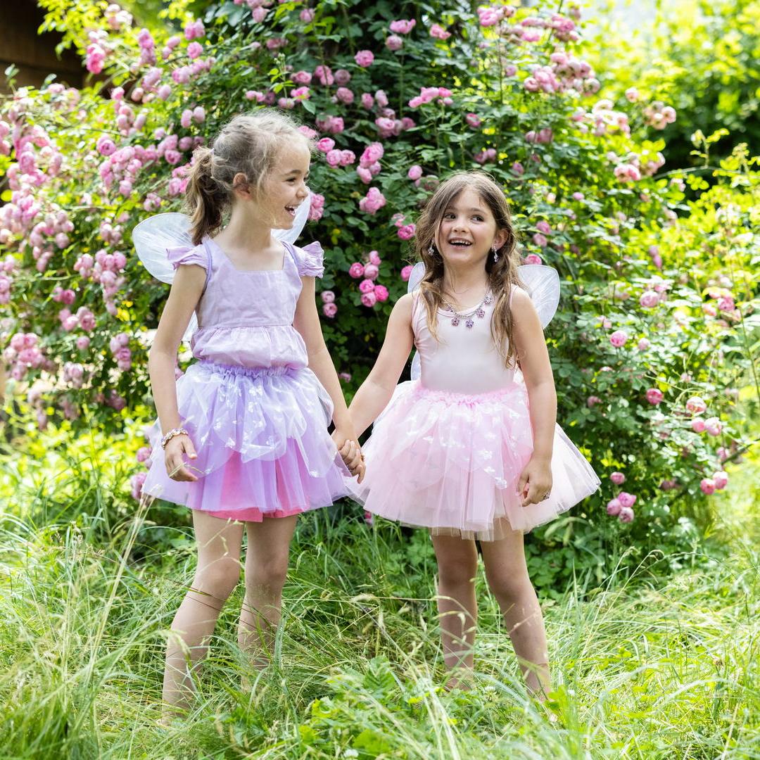 תחפושת 4/6 - פרפר מרפרף  ורוד( חצאית וכנפיים)