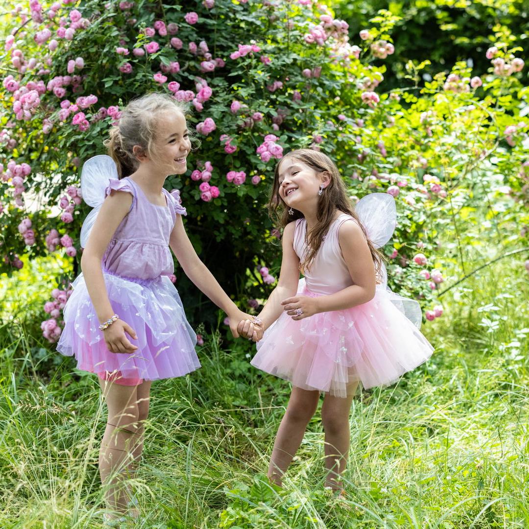 תחפושת 4/6 - פרפר מרפרף  ורוד( חצאית וכנפיים)