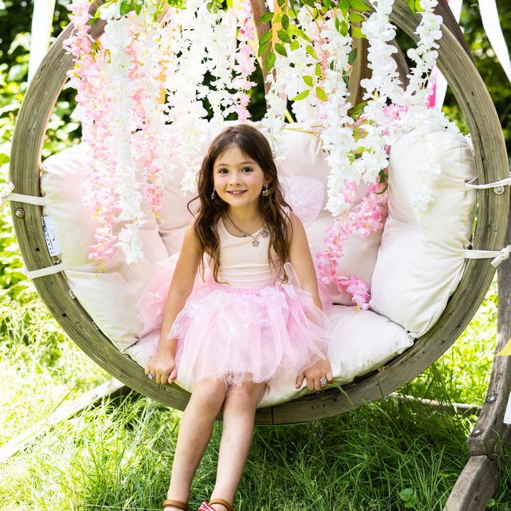 תחפושת 4/6 - פרפר מרפרף  ורוד( חצאית וכנפיים)