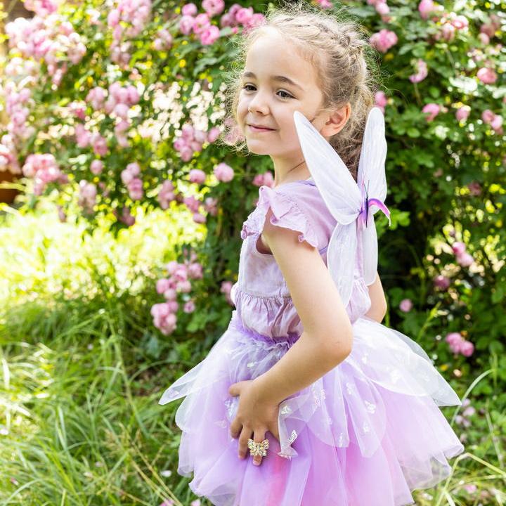 תחפושת 4/6 - פרפר מרפרף  סגול( חצאית וכנפיים)