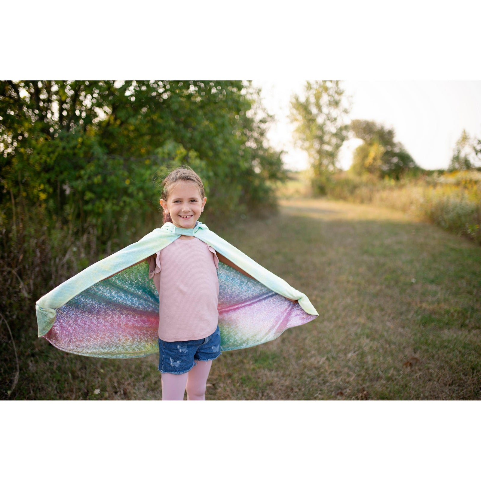 תחפושת 3-4 -  גלימה דו צדדית דרקון/חד קרן