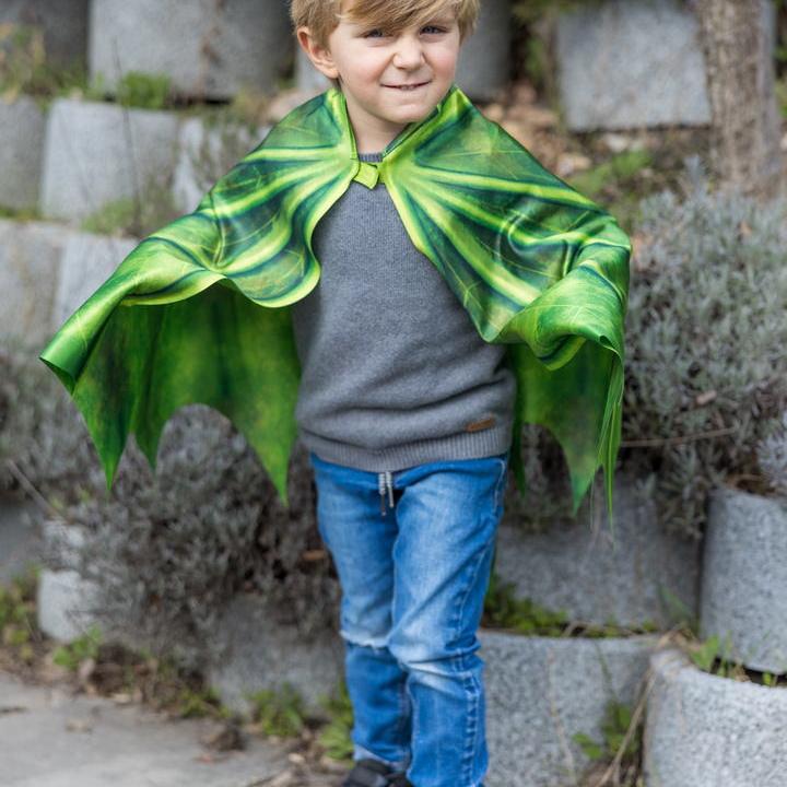 תחפושת 4/6 - כנפי  דרקון ירוק + מסיכה