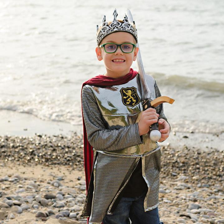 תחפושת 7/8 - אביר כסוף ( טוניקה וגלימה)