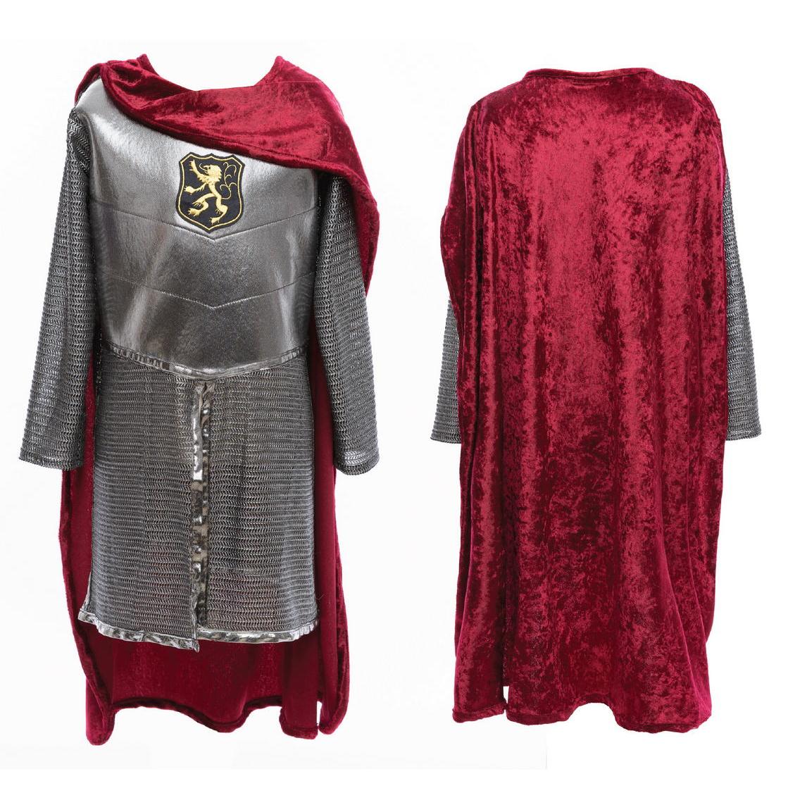 תחפושת 7/8 - אביר כסוף ( טוניקה וגלימה)