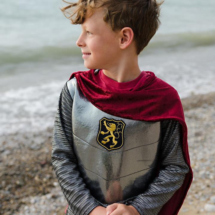 תחפושת 7/8 - אביר כסוף ( טוניקה וגלימה)