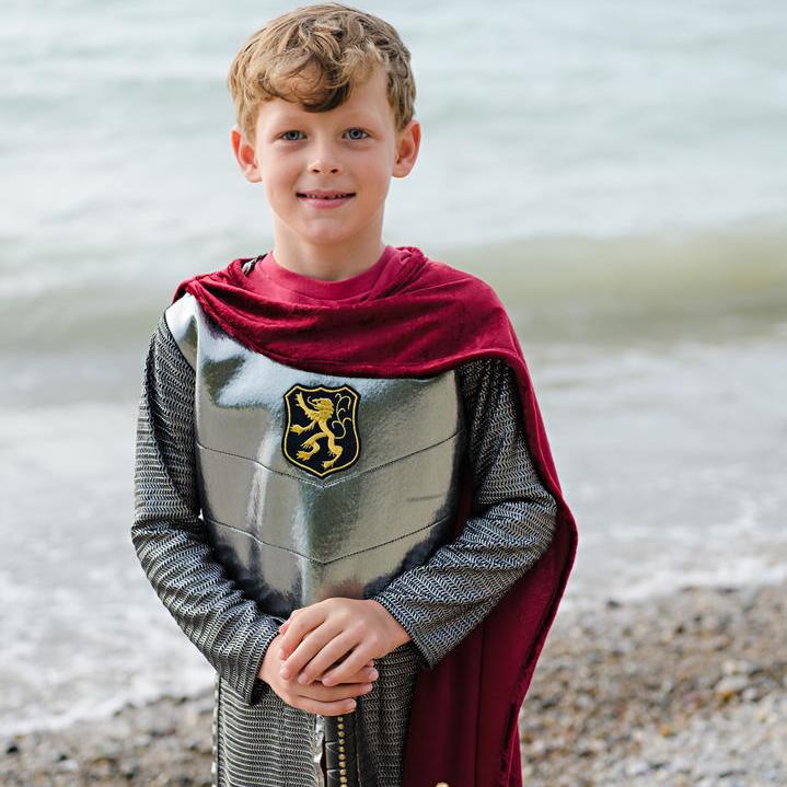 תחפושת 7/8 - אביר כסוף ( טוניקה וגלימה)