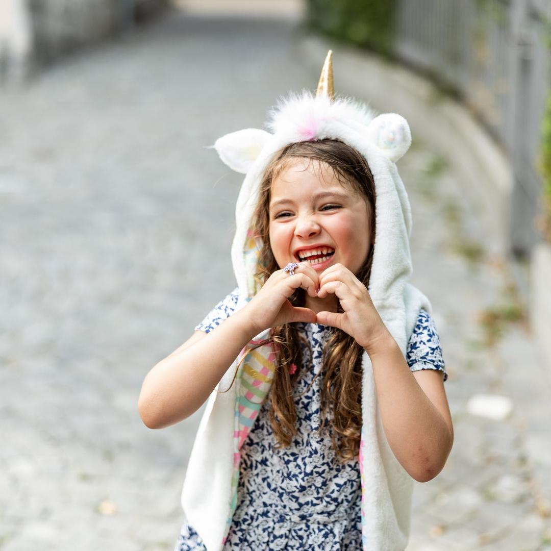 תחפושת ליום יום 3/4 - חד קרן ( אפודה)