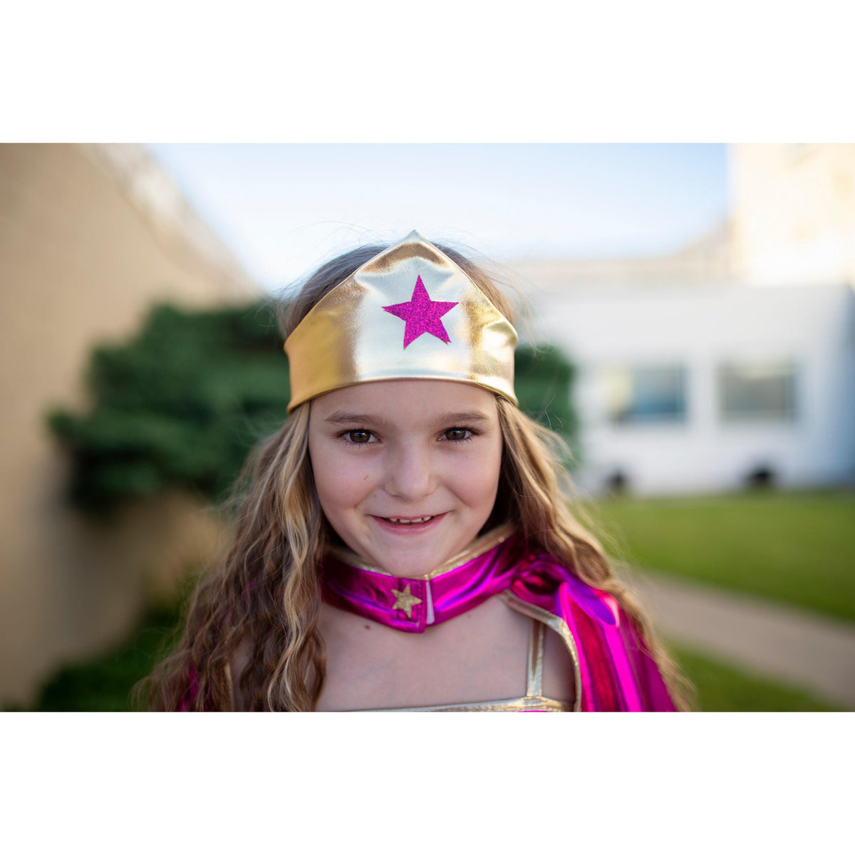 תחפושת 5-6 -  שמלת סופרעל  כוכב  + סרט ראש