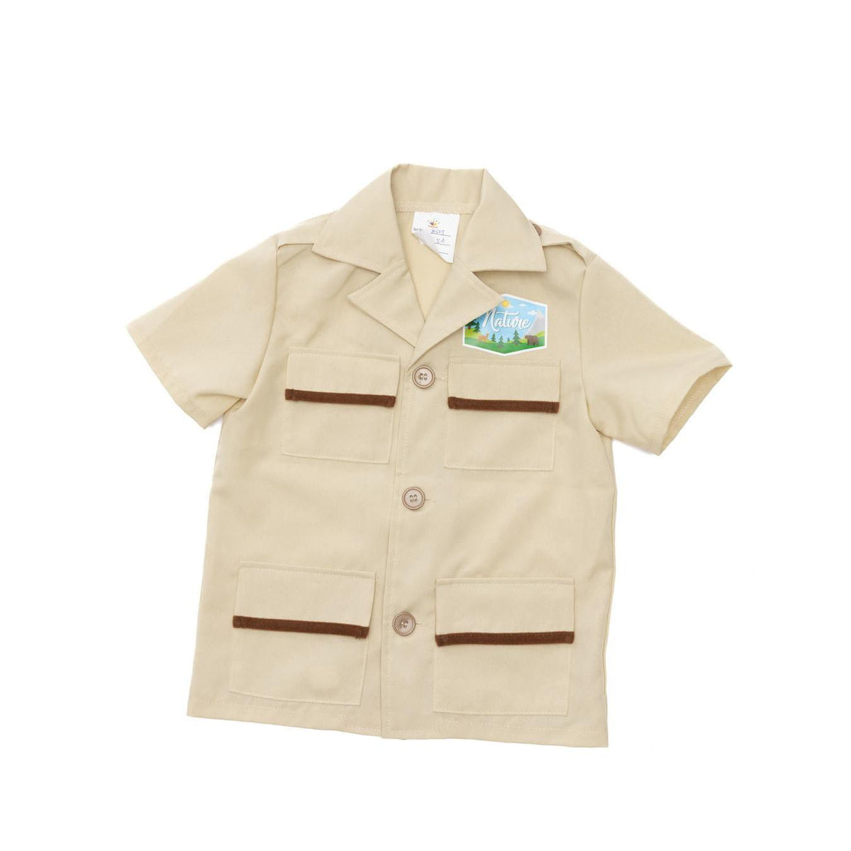 תחפושת 5/6 - היערן  ( חולצה, כובע, משקפת , כוס ותופסן)