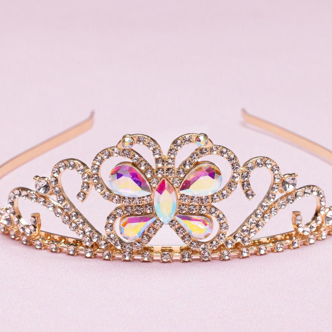 תחפושת - כתר פרפר משובץ מהודר