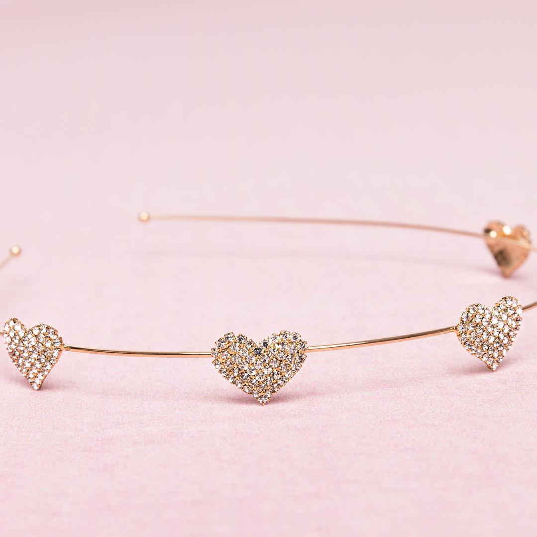 תחפושת - כתר לבבות משובץ מהודר