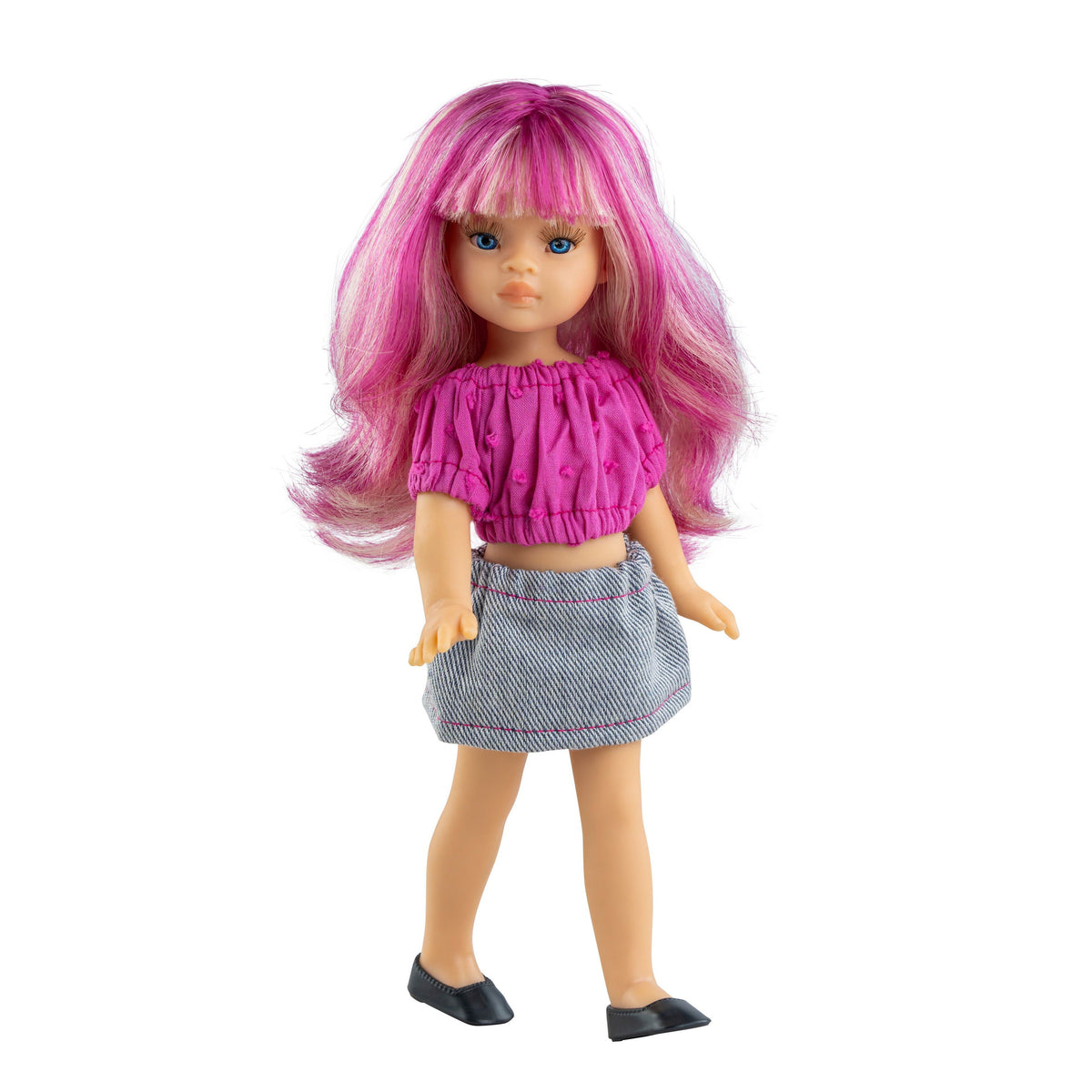 בובה 21 סמ -  סוריה פאנקית סגולה