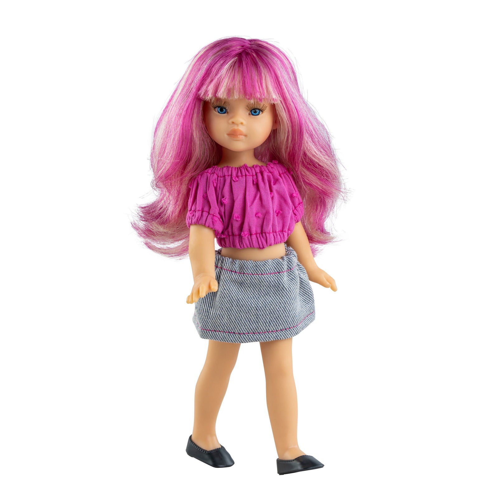 בובה 21 סמ -  סוריה פאנקית סגולה