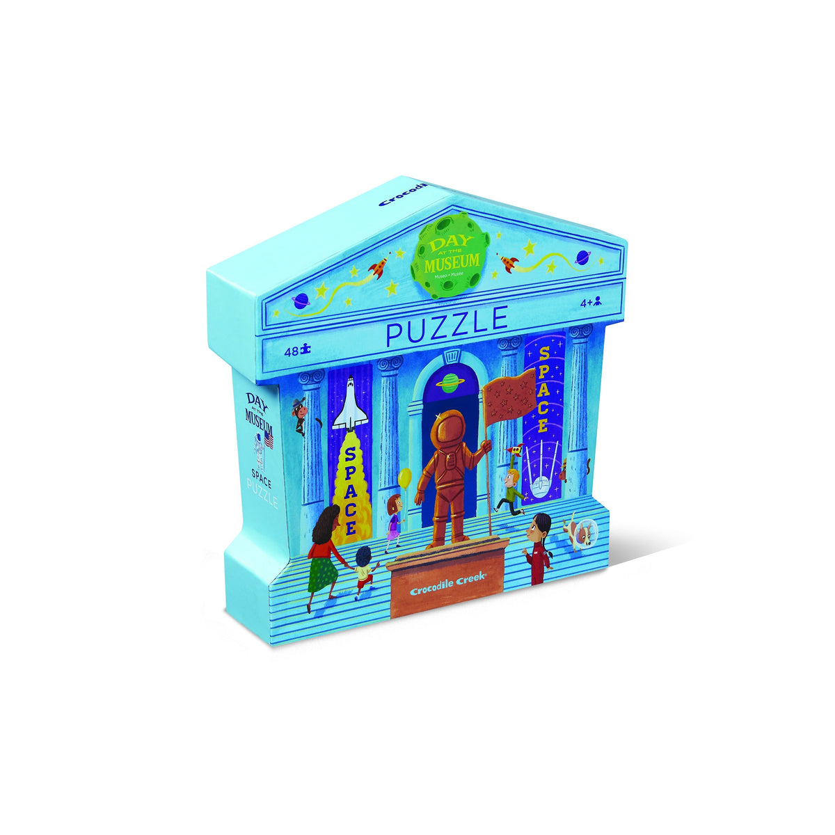 פאזל 48 חלקים - יום במוזיאון החלל