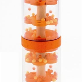 מקל גשם עץ - כתום