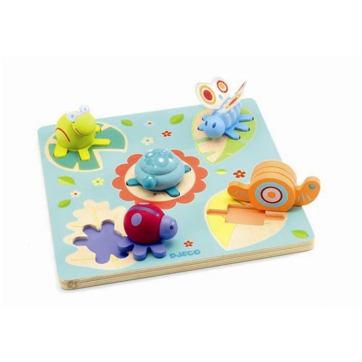 פאזל עץ - צב וחברים