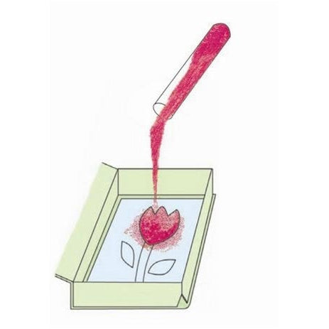 יצירה-חול נצנצים פרפרים