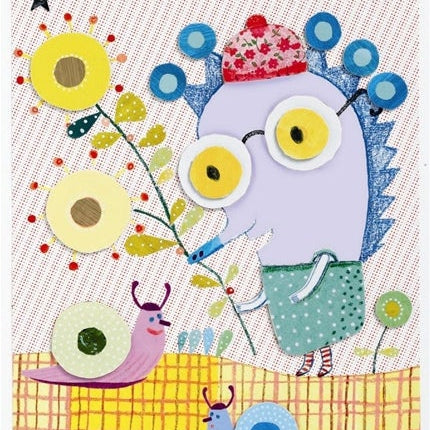 יצירה-קולאז&#39;-ג&#39;ירפה