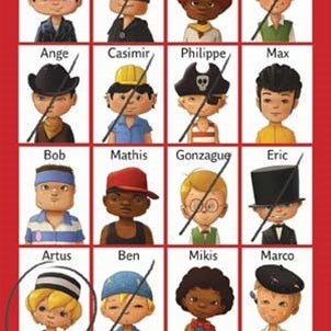 מיני לוג&#39;יק -  חפש מי בנים