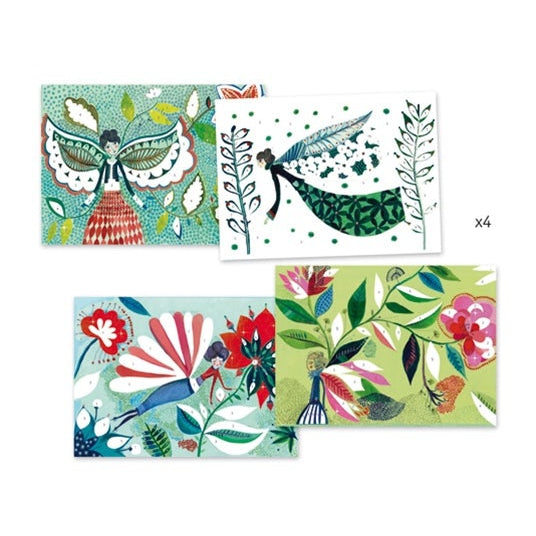 יצירה - נייר מבריק פיות