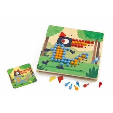 מוזאיקה - כפתורים חיות