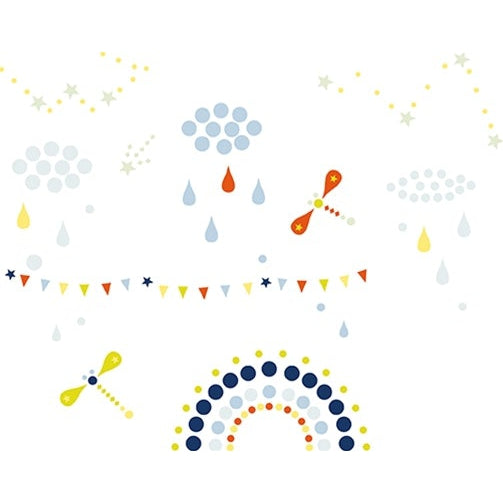 מדבקות קיר - צורות