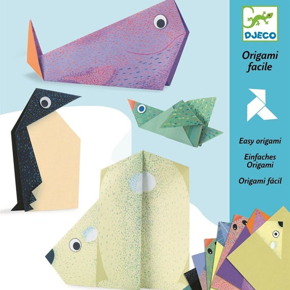 יצירה אוריגאמי - חיות קוטב