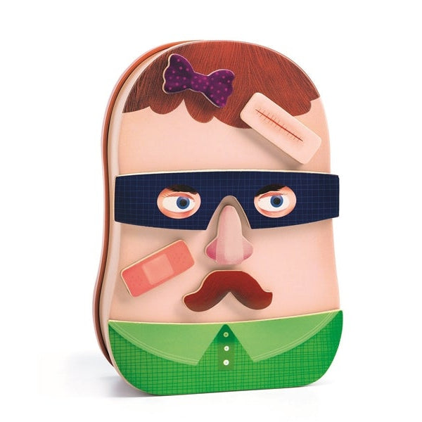 מגנטים בקופסת מתכת - פרצופים