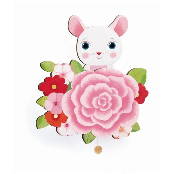 תיבת נגינה תלויה פרחונית