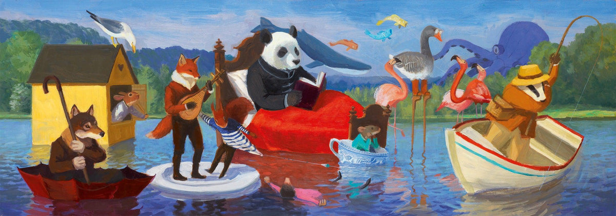 פאזל גלריה 350 - אגם קייצי