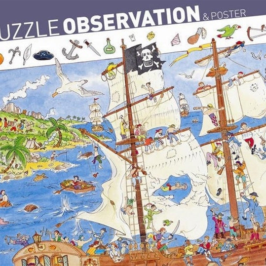 פאזל מסגרת 100 - פיראטים
